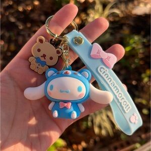 Hand Crafted Adorable Hello Kitty Sanrio keychain with surprise stickers (2)